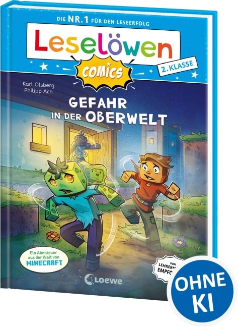 Leselöwen Comics 2. Klasse - Gefahr in der Oberwelt - Karl Olsberg