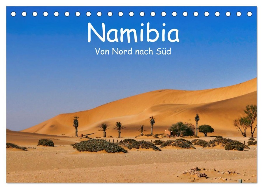 Namibia - Von Nord nach Süd (Tischkalender 2026 DIN A5 quer), CALVENDO Monatskalender - Herbert Böck