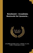 Cover-Bild zum Titel 'Rendiconti - Accademia Nazionale Dei Quaranta...' von 'Società Italiana'