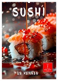 Sushi für Kenner (Wandkalender 2025 DIN A2 hoch), CALVENDO Monatskalender - Peter Roder