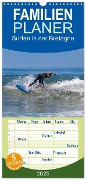 Familienplaner 2025 - Surfen in der Bretagne mit 5 Spalten (Wandkalender, 21 x 45 cm) CALVENDO - Manuela Falke