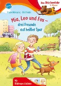 Cover-Bild zum Titel 'Mia, Leo und Fox. Drei Freunde auf heißer Spur' von 'Frauke Nahrgang'