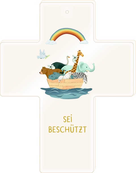Porzellankreuz - Mein Taufkreuz - 
