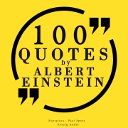 Cover-Bild zum Titel '100 quotes by Albert Einstein' von 'Albert Einstein'