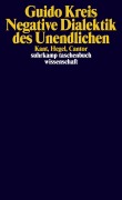 Cover-Bild zum Titel 'Negative Dialektik des Unendlichen' von 'Guido Kreis'