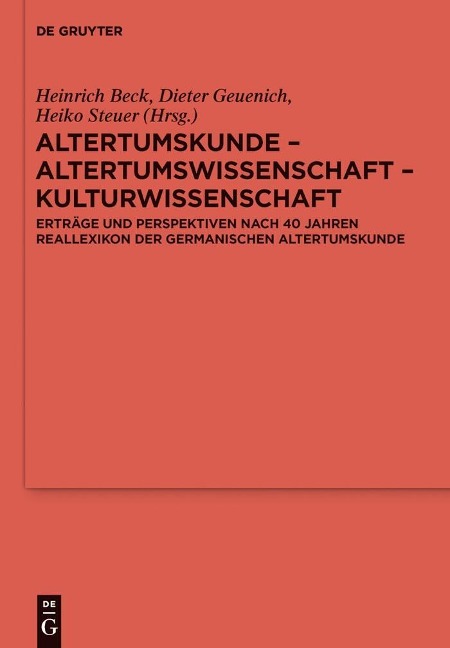 Altertumskunde - Altertumswissenschaft - Kulturwissenschaft - 