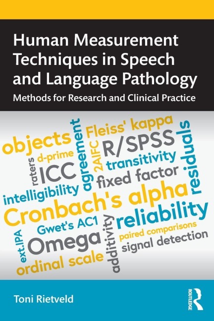 Human Measurement Techniques in Speech and Language Pathology - Rietveld Toni