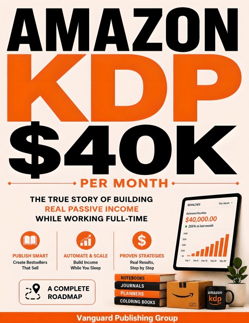 Amazon KDP $40K per Month - Vanguard Publishing Group