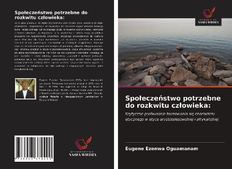 Spo¿ecze¿stwo potrzebne do rozkwitu cz¿owieka: - Eugene Ezenwa Oguamanam