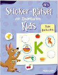Sticker-Rätsel für Kindergarten-Kids. Erste Buchstaben - 
