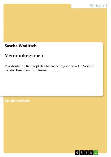 Metropolregionen - Sascha Woditsch