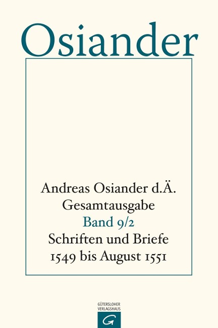 Schriften und Briefe 1549 bis August 1551 - 