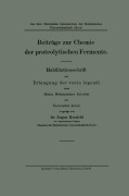 Beiträge zur Chemie der proteolytischen Fermente - Eugen Herzfeld
