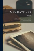 Cover-Bild zum Titel 'Max Havelaar' von 'Multatuli'