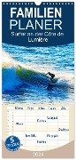 Familienplaner 2024 - Surfer an der Côte de Lumière mit 5 Spalten (Wandkalender, 21 x 45 cm) CALVENDO - Silvia Drafz