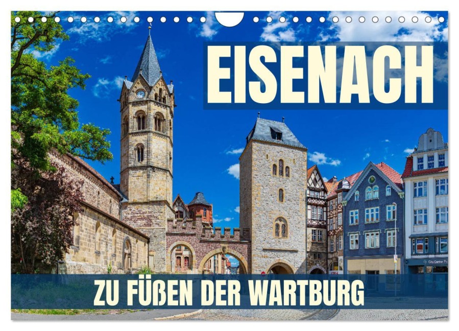 Eisenach - zu Füßen der Wartburg (Wandkalender 2026 DIN A4 quer), CALVENDO Monatskalender - Val Thoermer
