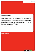 Cover-Bild zum Titel 'Europäische Sicherheitspolitik am Bosporus - Perspektiven europäischer Sicherheit bei einem EU-Beitritt oder einer privilegierten Partnerschaft der Türkei' von 'Sebastian Marx'