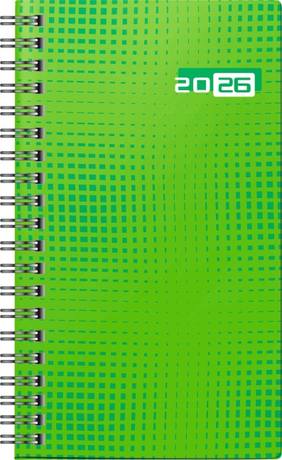rido/idé 7016907016 | Taschenkalender Mod. Taschenplaner int. 2026 | A6, Papier, grün - 
