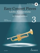 Cover-Bild zum Titel 'Leichte Konzertstücke Band 3. Trompete und Klavier' von ''