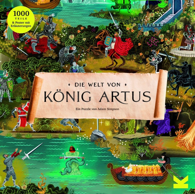 Die Welt von König Artus - Puzzle 1000 Teile - Tony Johns, Natalie Rigby