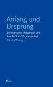 Cover-Bild zum Titel 'Anfang und Ursprung' von 'Claudia Wirsing'