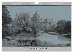 Cover-Bild zum Titel 'Hannover, alte Aufnahmen neu interpretiert. (Wandkalender 2026 DIN A4 quer), CALVENDO Monatskalender' von 'Erwin Renken'