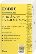 Cover-Bild zum Titel 'KODEX Europäisches Datenrecht 2025/26' von 'Stefanie Dörnhöfer'