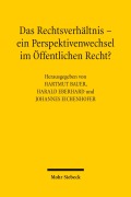 Cover-Bild zum Titel 'Das Rechtsverhältnis - ein Perspektivenwechsel im Öffentlichen Recht?' von ''