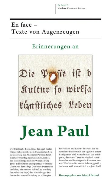 Erinnerungen an Jean Paul - 