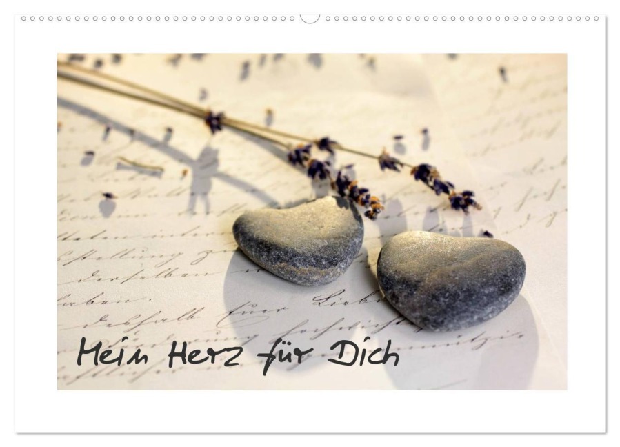 Mein Herz für Dich (Wandkalender 2025 DIN A2 quer), CALVENDO Monatskalender - Christian Müringer