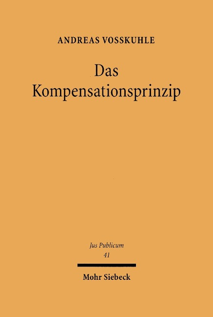 Das Kompensationsprinzip - Andreas Voßkuhle