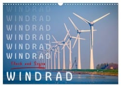 Cover-Bild zum Titel 'Windrad - Fluch und Segen (Wandkalender 2026 DIN A3 quer), CALVENDO Monatskalender' von 'Peter Roder'