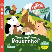 Cover-Bild zum Titel 'Baby Pixi (unkaputtbar) 141: Flippediflapp: Tiere auf dem Bauernhof' von ''