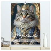 Cover-Bild zum Titel 'Majestätische Samtpfoten (hochwertiger Premium Wandkalender 2026 DIN A2 hoch), Kunstdruck in Hochglanz' von 'Fotodesign Verena Scholze'