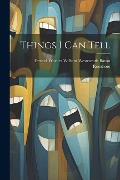 Cover-Bild zum Titel 'Things I can Tell' von ''