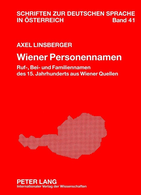 Wiener Personennamen - Axel Linsberger