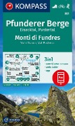 Cover-Bild zum Titel 'KOMPASS Wanderkarte 081 Pfunderer Berge/Monti di Fundres 1:25.000' von ''