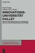 Cover-Bild zum Titel 'Innovationsuniversität Halle?' von ''