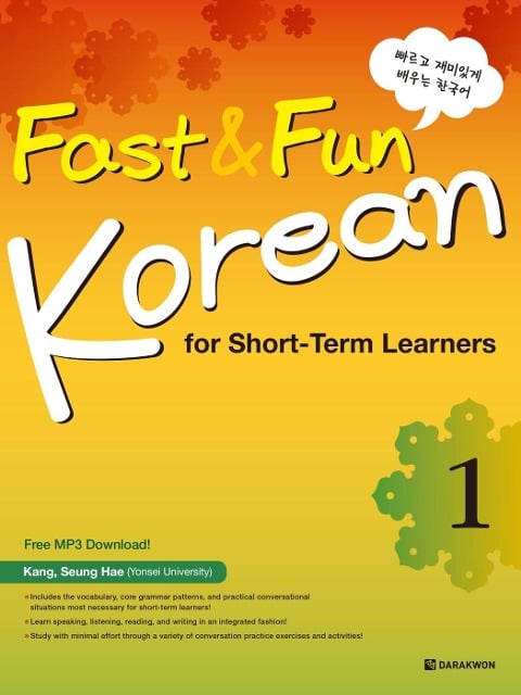 Fast & Fun Korean for Short -Term Learners 1 (A1) (englische Ausgabe). Kurs- und Übungsbuch + Download - 