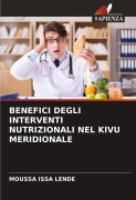 Cover-Bild zum Titel 'BENEFICI DEGLI INTERVENTI NUTRIZIONALI NEL KIVU MERIDIONALE' von 'Moussa Issa Lende'