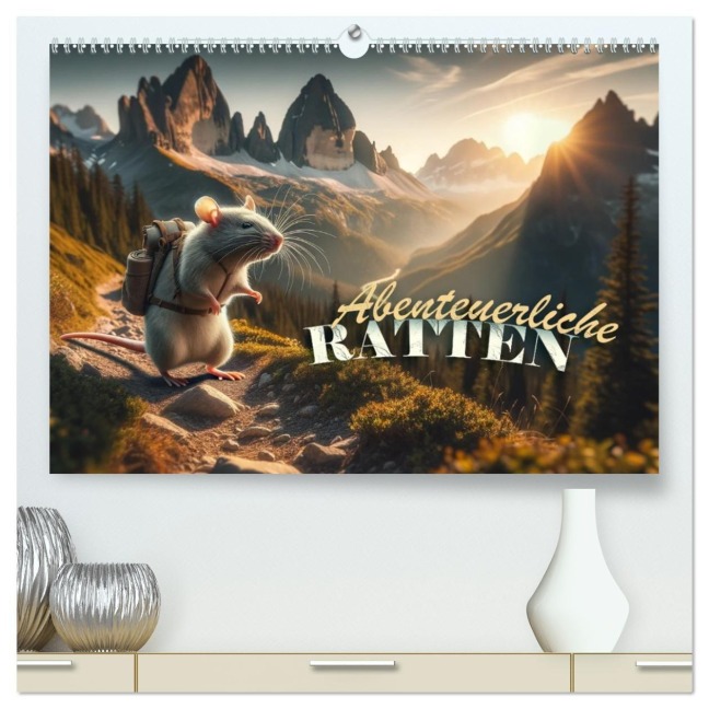 Abenteuerliche Ratten (hochwertiger Premium Wandkalender 2027 DIN A2 quer), Kunstdruck in Hochglanz - Peter R. Stuhlmann