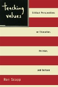 Cover-Bild zum Titel 'Teaching Values' von 'Ron Scapp'