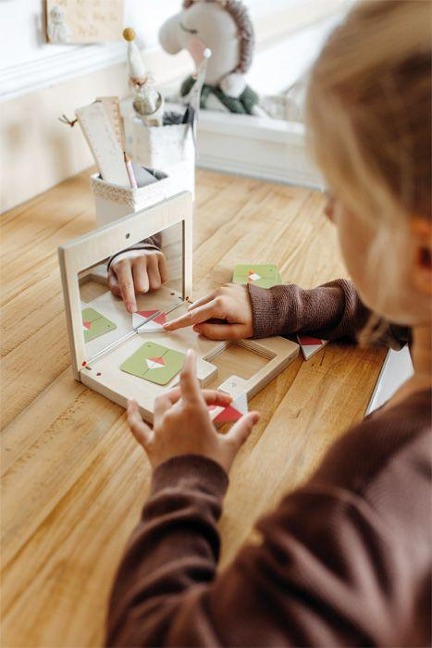 Symmetriespiel mit Spiegel "Educate" - 