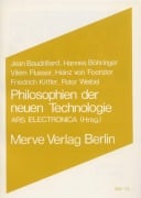 Cover-Bild zum Titel 'Philosophien der neuen Technologien' von ''