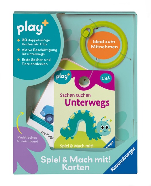 Play+ Spiel & Mach mit! Karten: Sachen suchen: Unterwegs - ab 1,5 Jahre - 