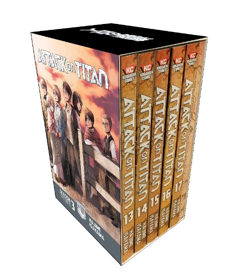 Attack on Titan Season 3 Part 1 Manga Box Set - Hajime Isayama