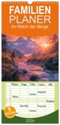 Familienplaner 2026 - Im Reich der Berge mit 5 Spalten (Wandkalender, 21 x 45 cm) CALVENDO - Steffen Gierok-Latniak