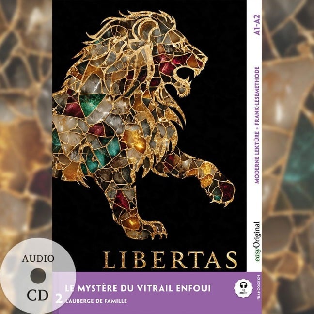 Le Mystère du Vitrail Enfoui - Französische Krimi-Lektüre A1-A2 (+ Audio-CD) - Louise Delaunay