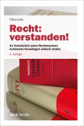 Cover-Bild zum Titel 'Recht: verstanden!' von 'Claus Loos'
