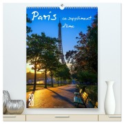 Paris, ce supplément d'âme (Calendrier mural 2026 DIN A2 horizontal) calendrier de bureau - Yola Lichtensztejn